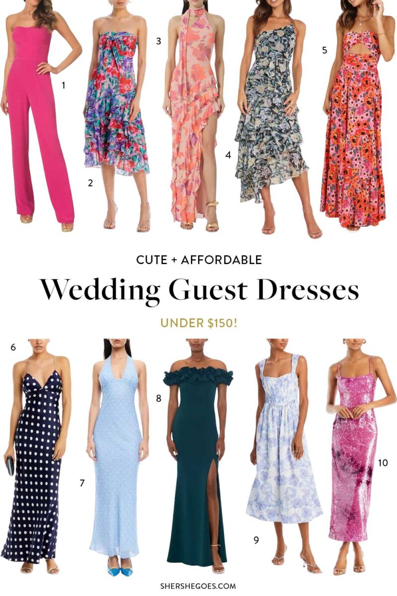 The Best Affordable Wedding Guest Dresses (Under $150!)