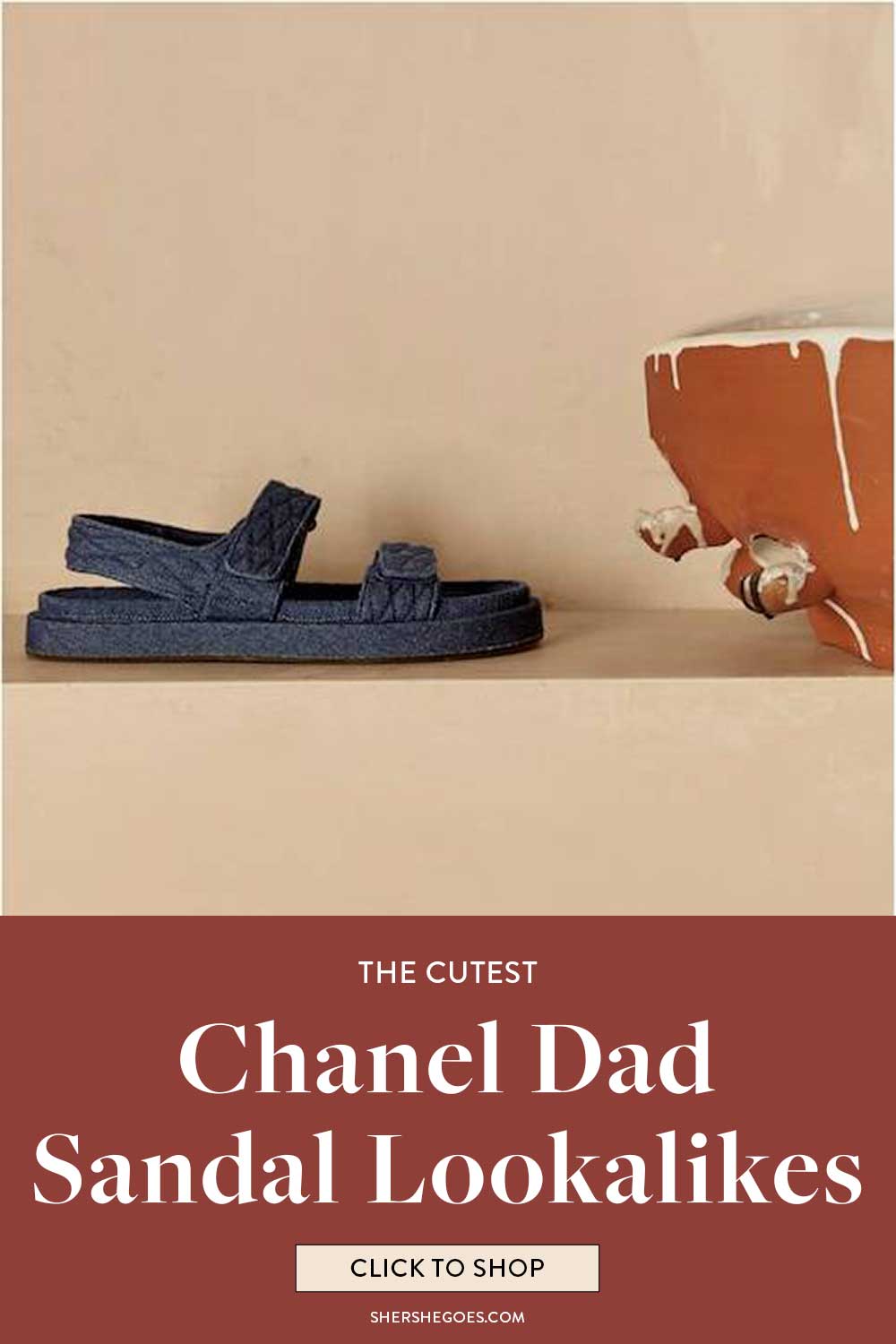 chunky dad sandals like chanel