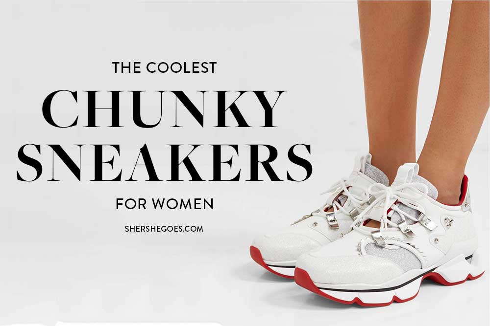 Women's bulky store sneakers