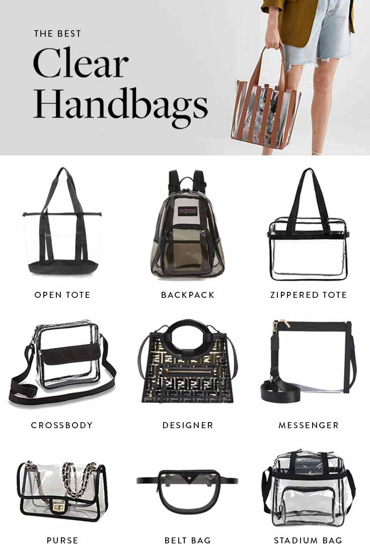 clear plastic handbags