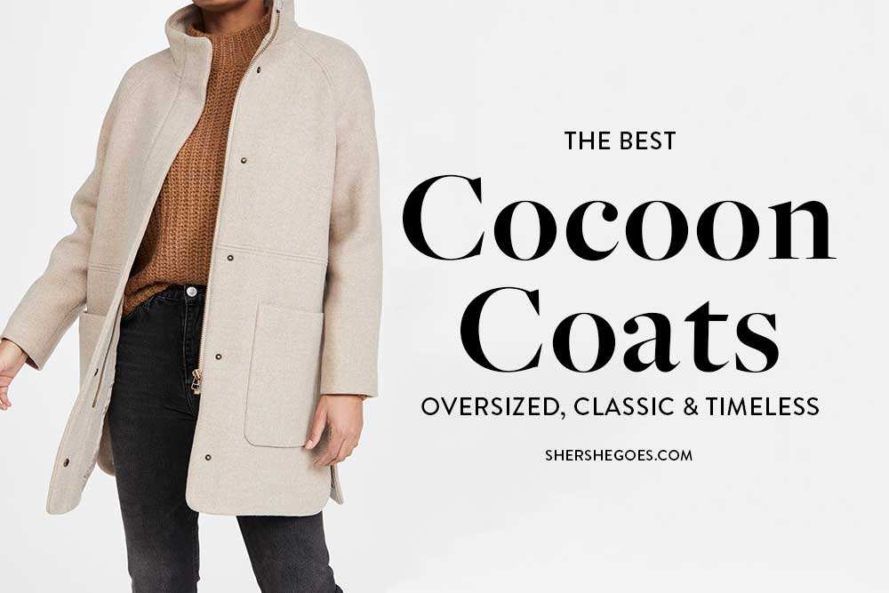 Women's cocoon outlet coat