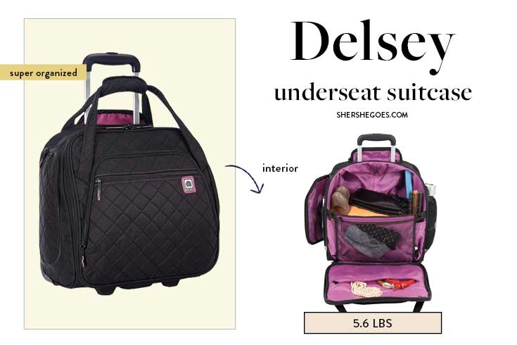 Delsey underseat online tote