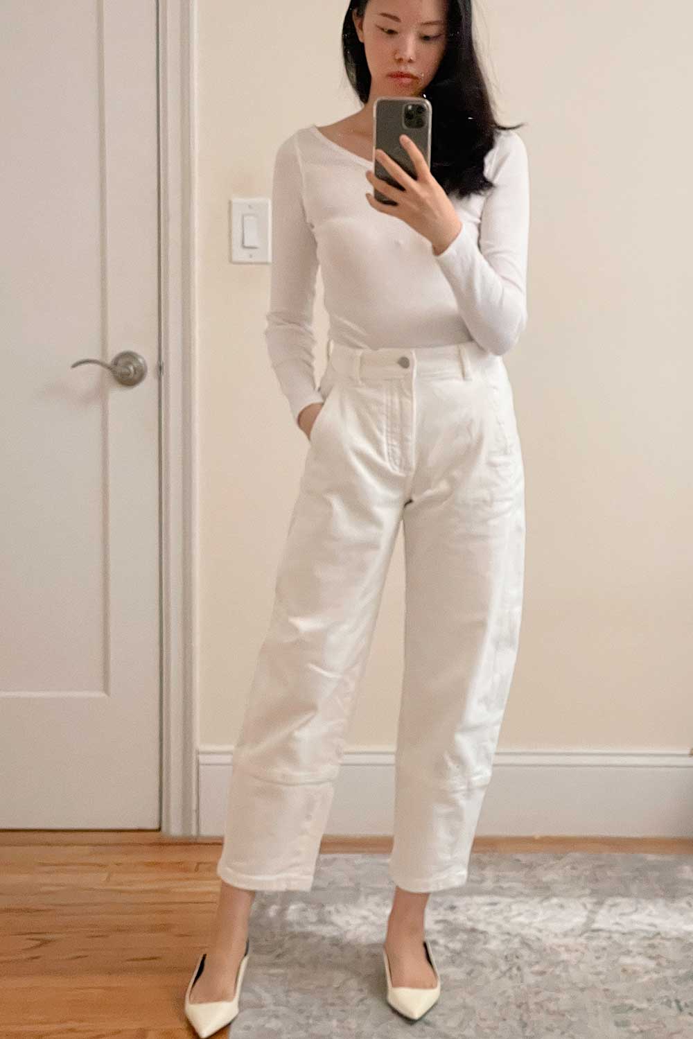 everlane barrel pant