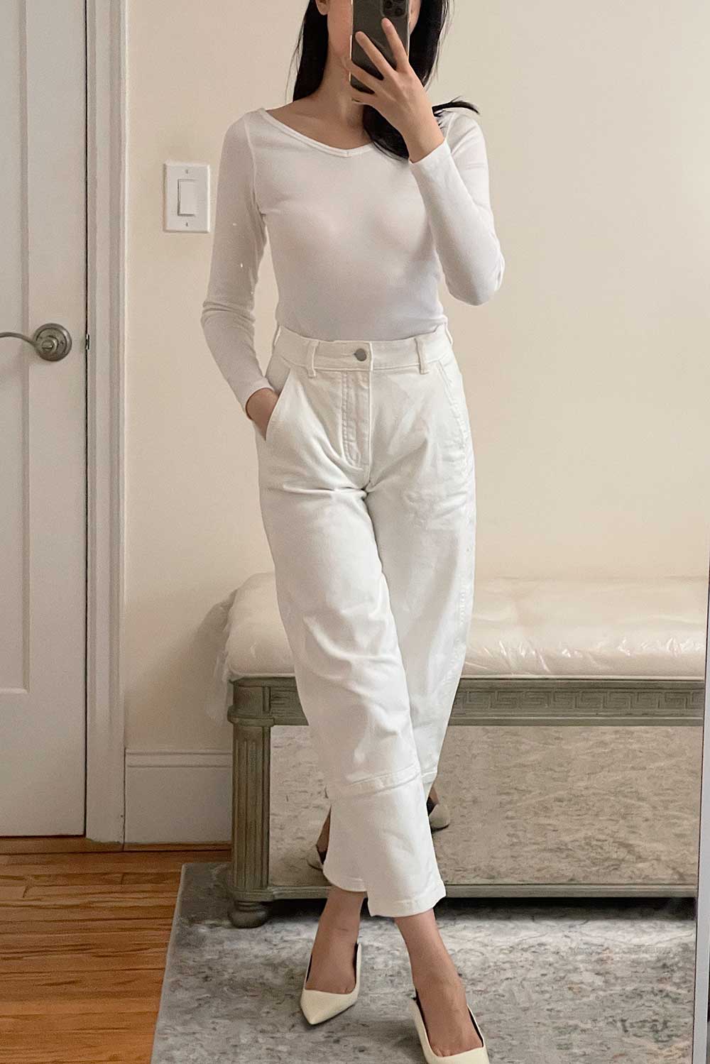 everlane barrel pant