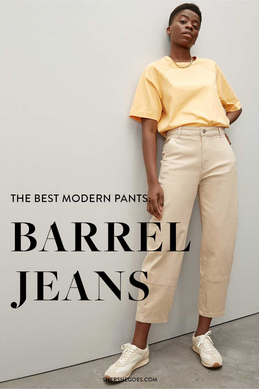 The Utility Barrel Pant Bone – Everlane