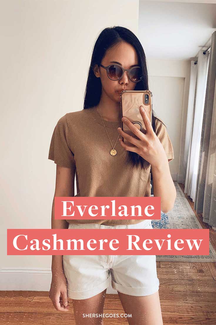 Everlane cashmere outlet tee