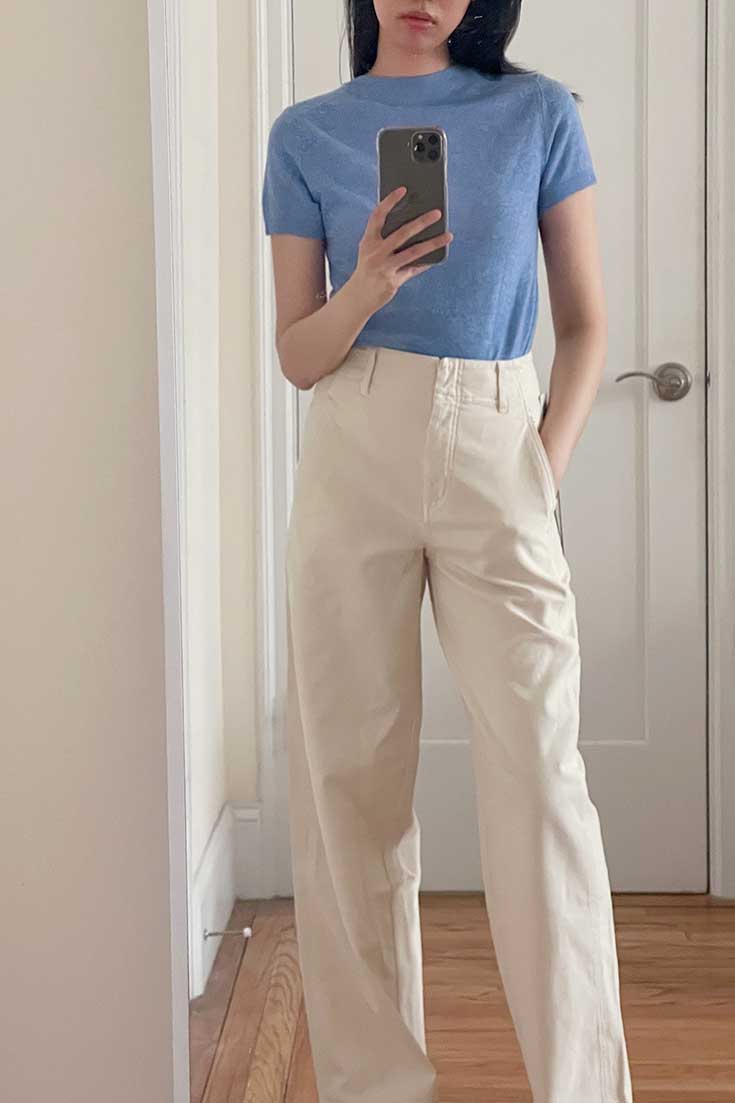 Everlane + The Track Wide-Leg Pant