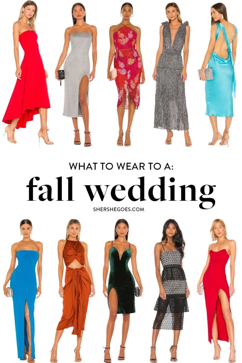 The Most Stylish Fall Wedding Guest Dresses!