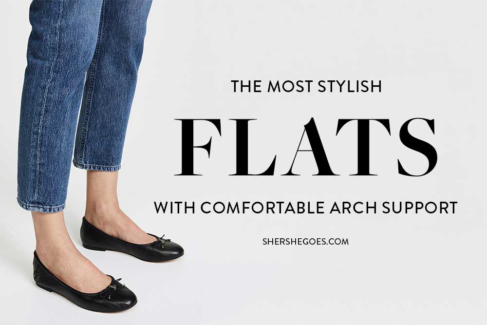 Narrow ballet flats hot sale with arch support