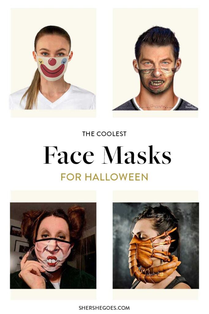 22 Halloween Face Masks to Get in the Spirit! (Cute, Spooky, Character ...