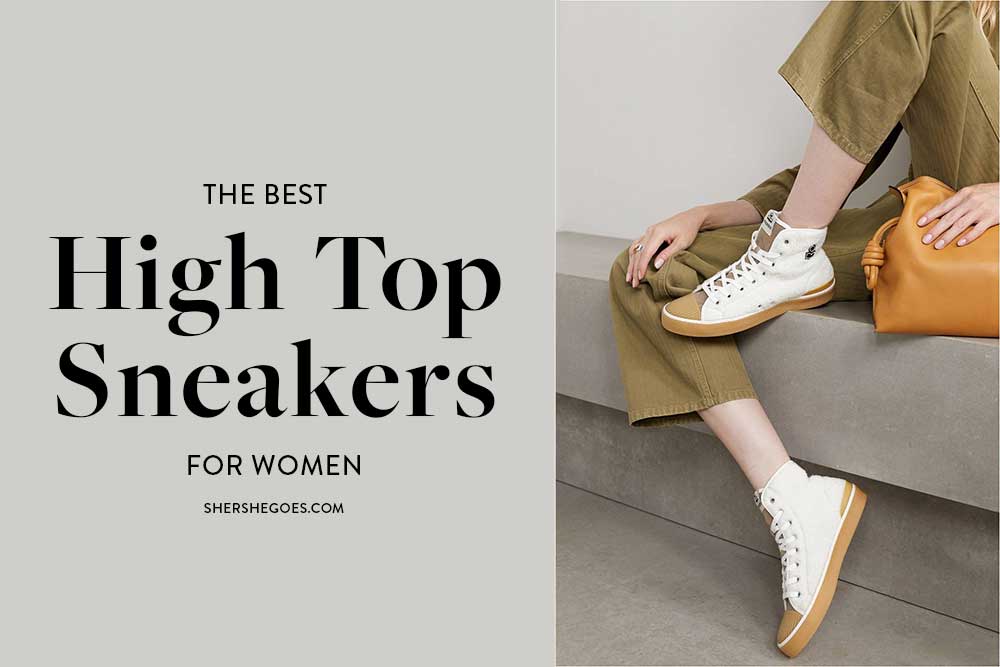 womens cute high top sneakers