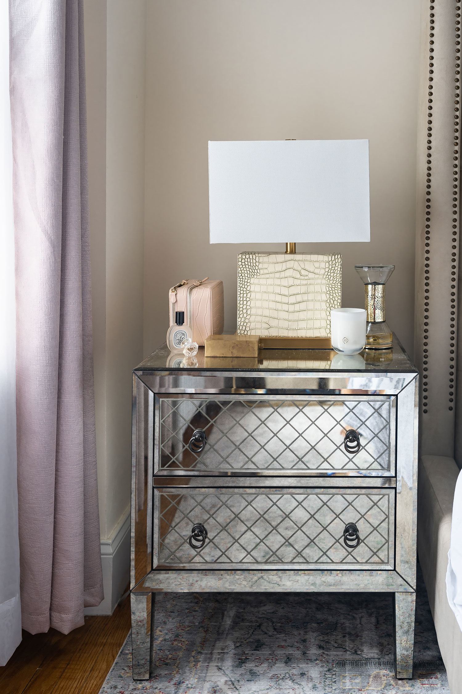 how to style a nightstand