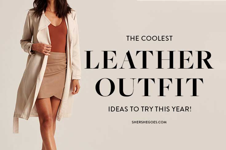 4 Affordable Faux Leather Outfit Ideas - Pretty Real