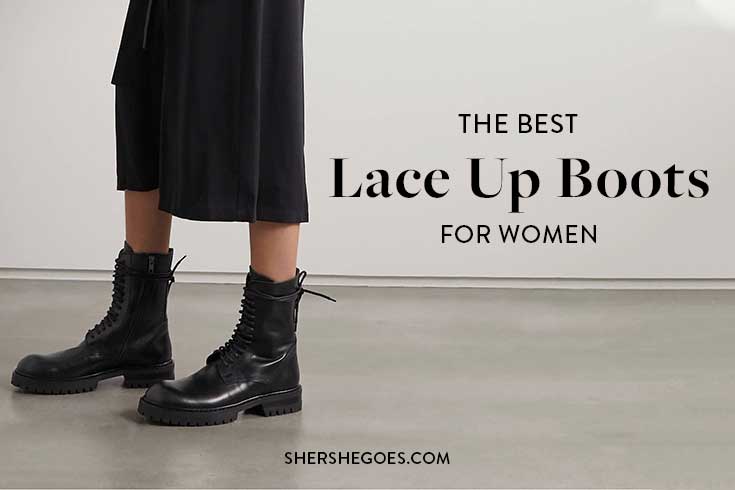 best lace up boots for women