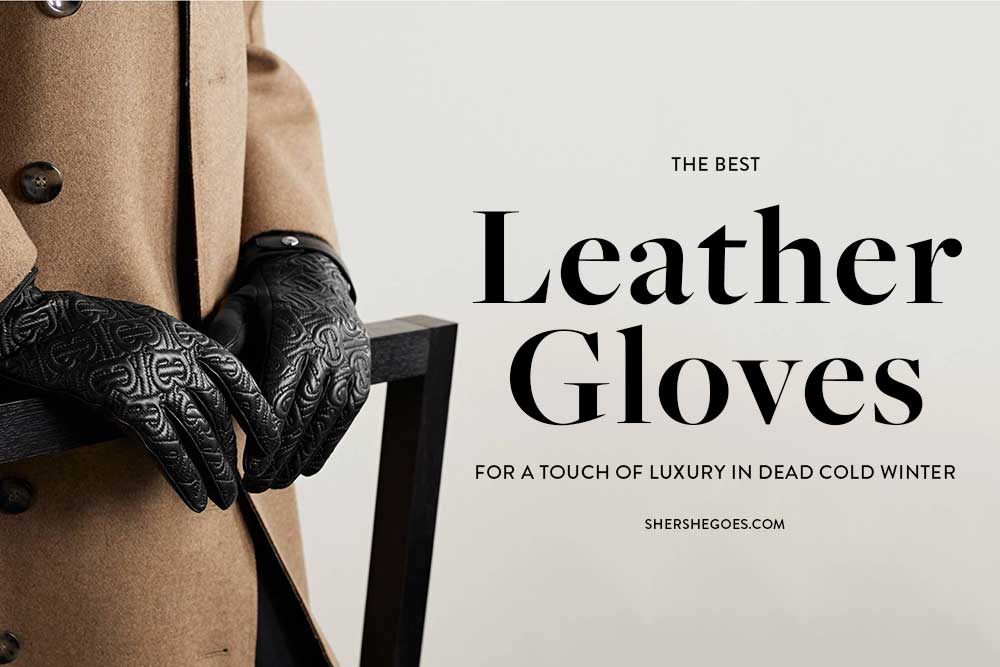 Louis Vuitton Womens Leather & Faux Leather Gloves