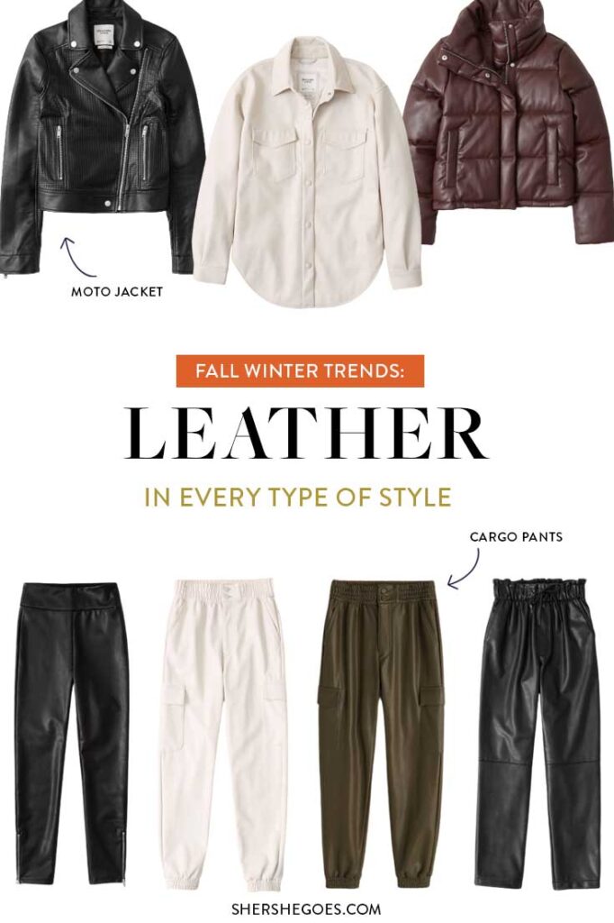 How to Wear Faux Leather: 6 Leather Outfits Ideas for Women (2021)