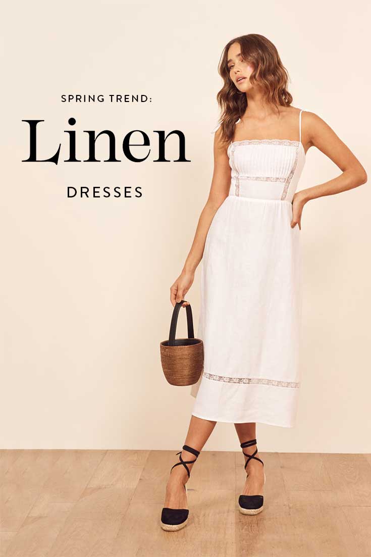 linen dress beige