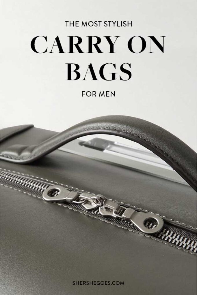 stylish mens carry on luggage