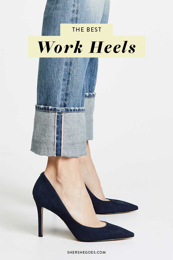 most comfortable heeled shoes