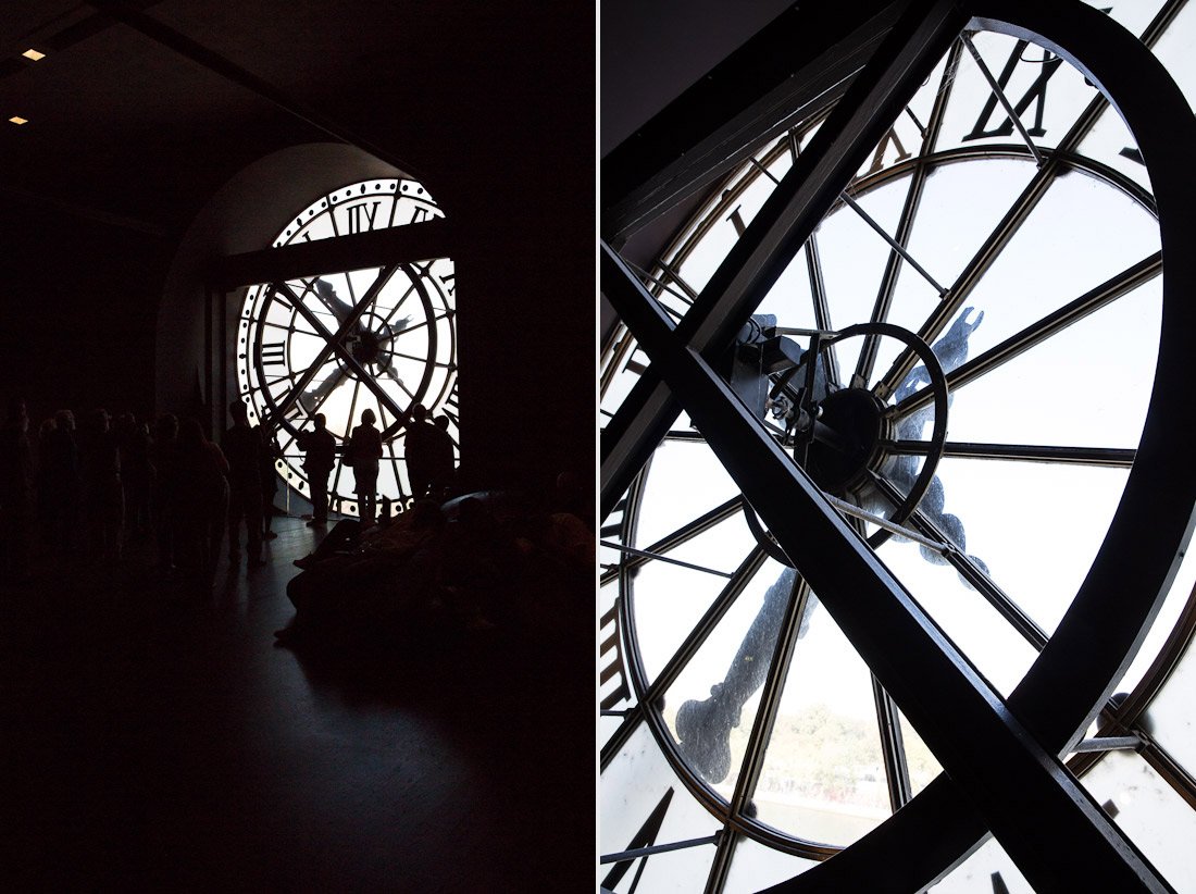 musee d'orsay museum orsay train station art painting clock hands time tower paris photo shershegoes.com (1)