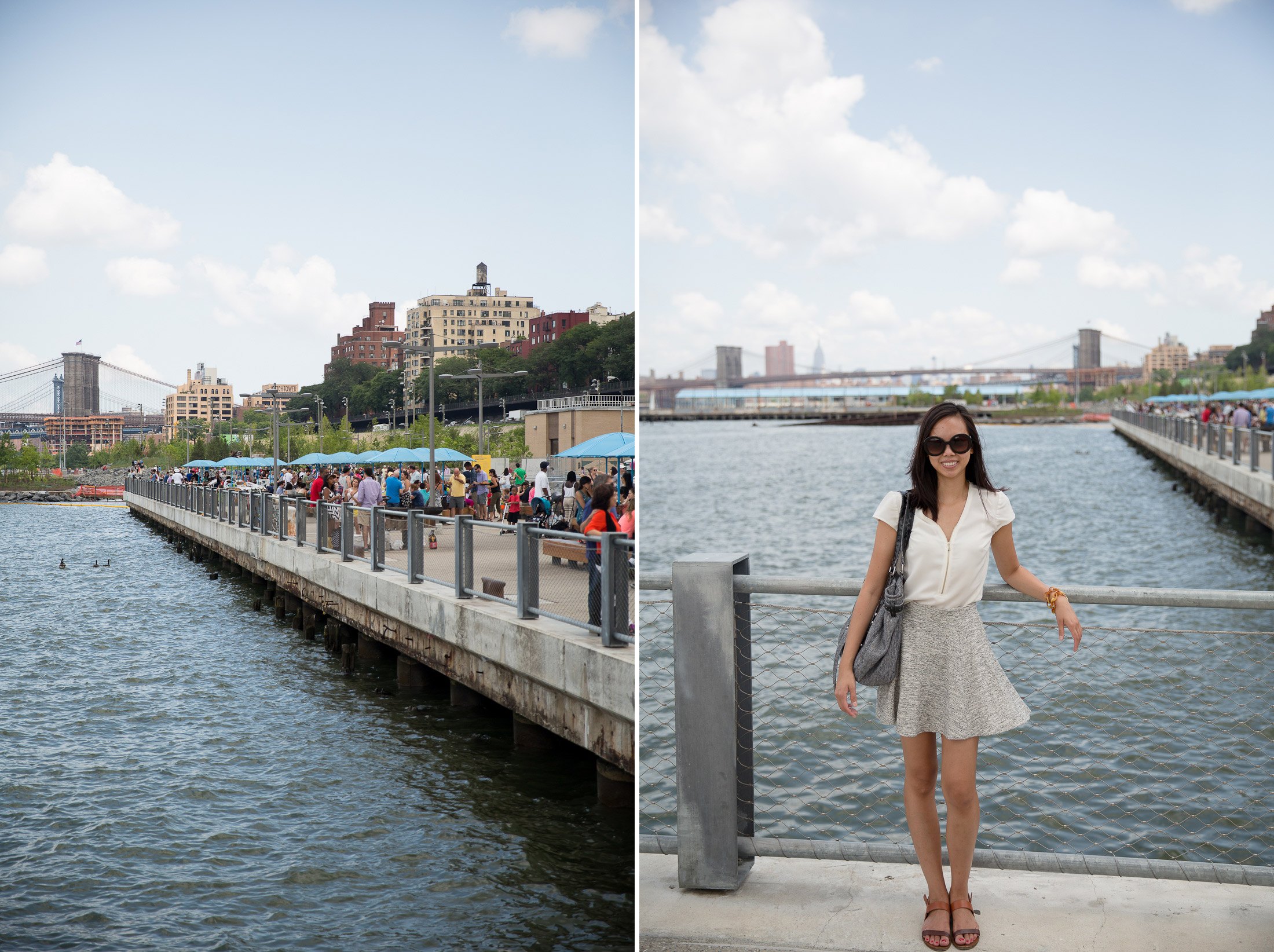 nyc smorgasburg brooklyn food festival milk truck mac and cheese dark chocolate shake sher she goes waterfront pier