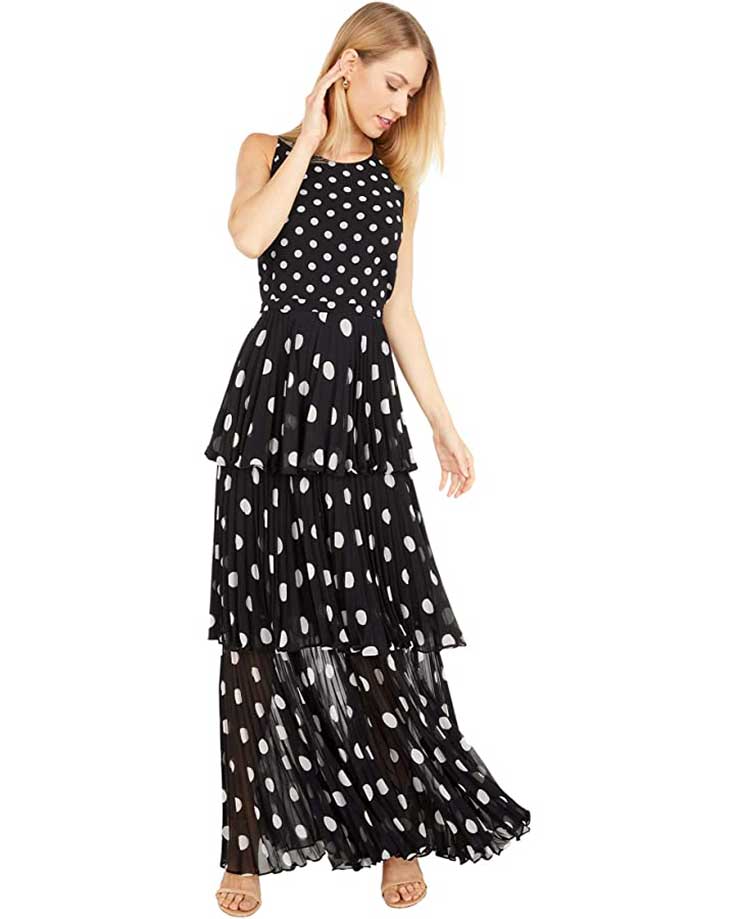 Spotty dress for outlet wedding guest