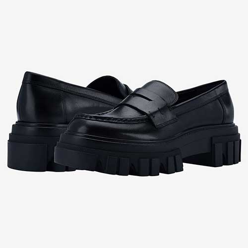 prada platform loafers women's