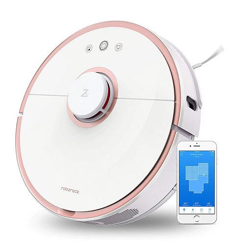 roborock s50 robot vacuum rose gold