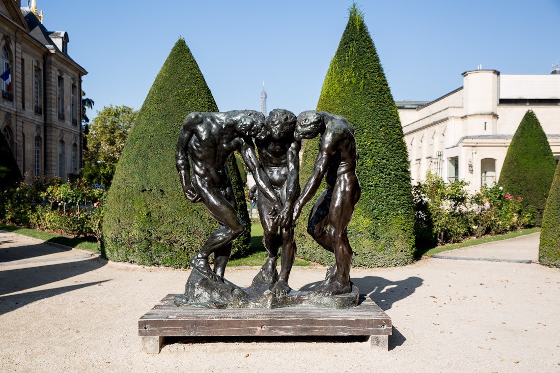 Rodin Museum Sculpture Statue House Maison Grand Staircase Art Garden Hedge Shrub Paris France Photo Shershegoes.com 3 