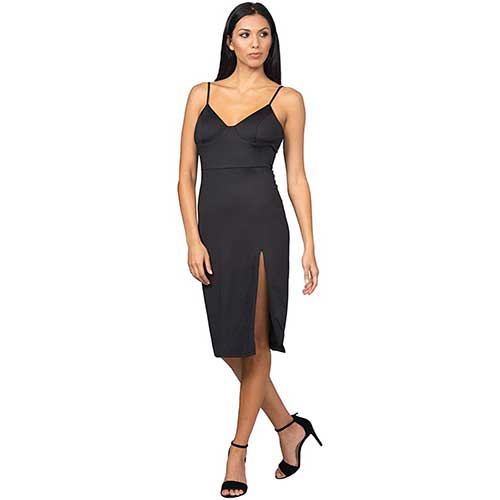 sexy-black-midi-dress-with-slit