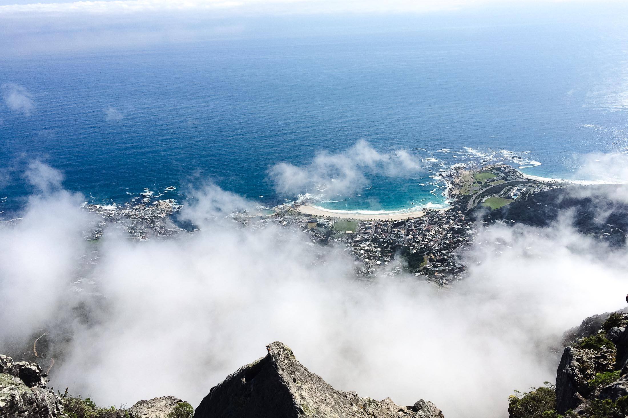 A View Above the Clouds on Cape Town's Table Mountain