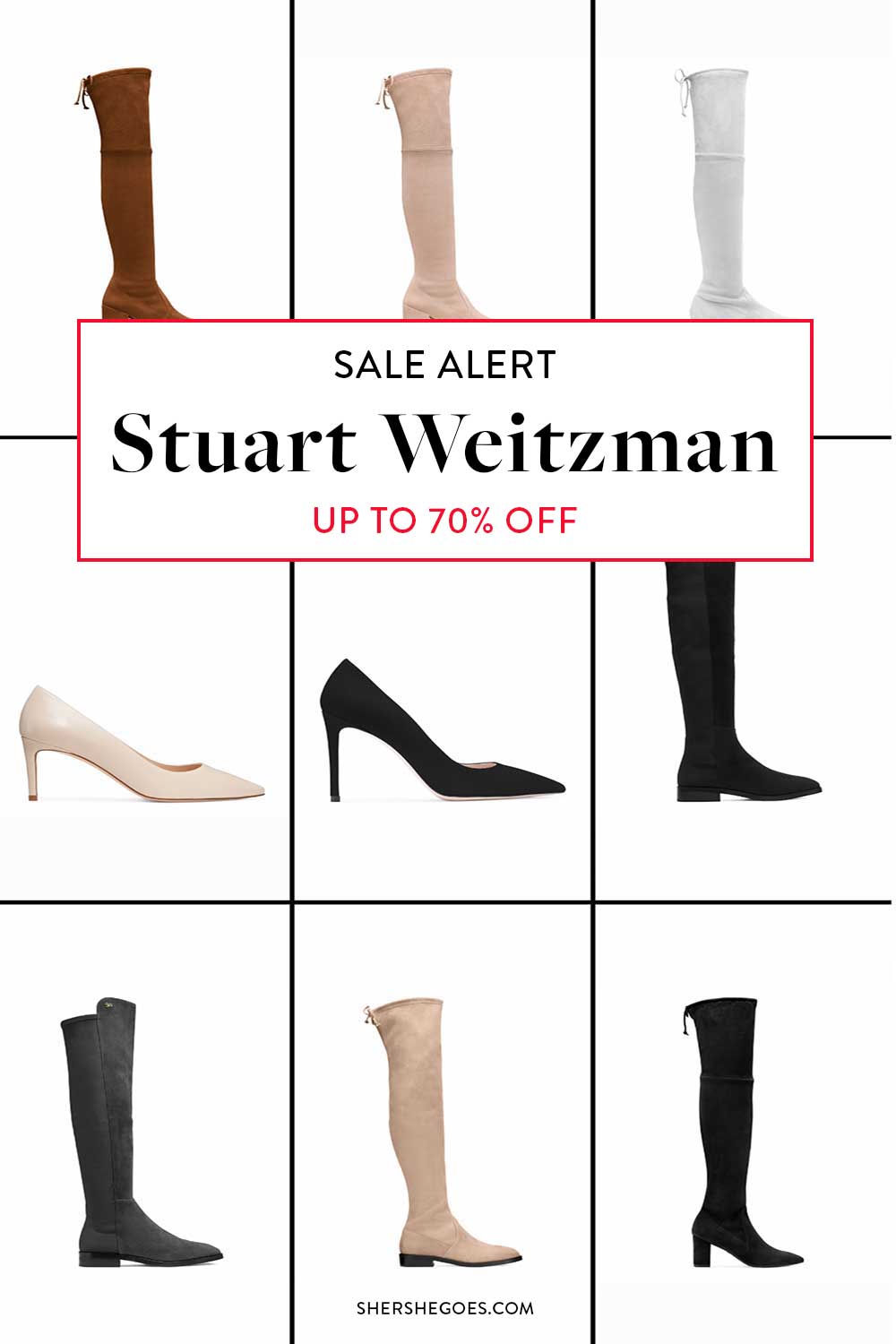 Weitzman is Having a Major Sale (Boots 30-70% off!)