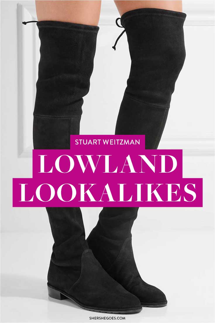 stuart weitzman over the knee boots dupe