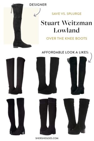 The Best Stuart Weitzman Lowland Lookalikes (Under $100!)