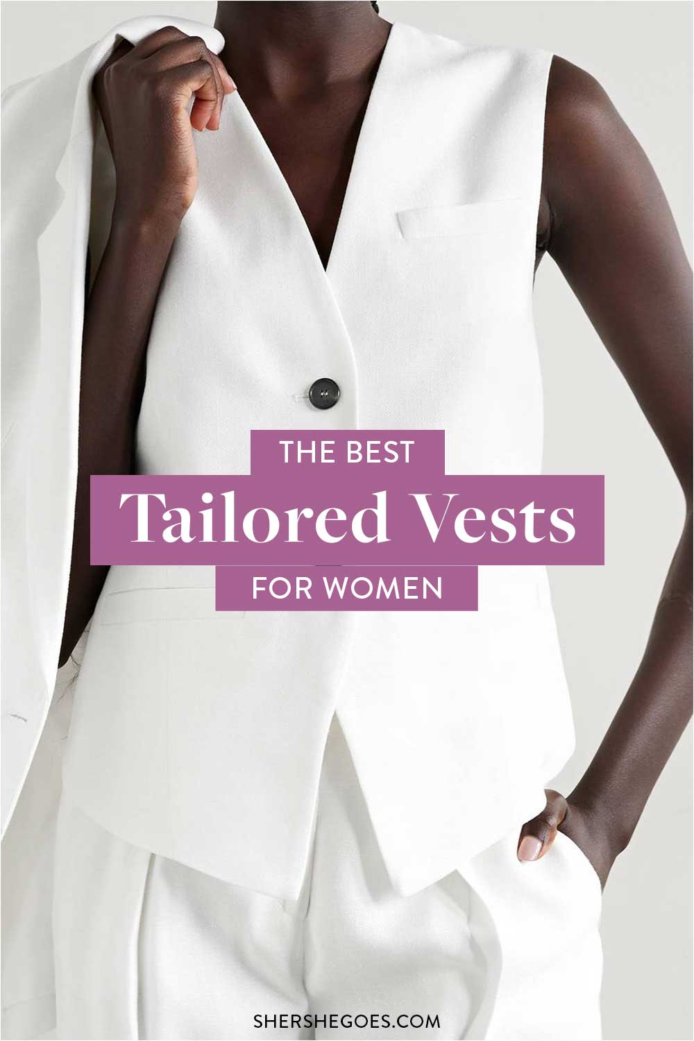 Twill Tailored Vest  Ardene