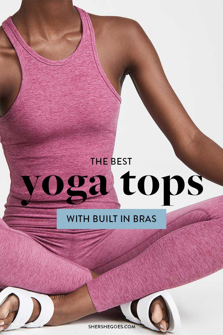 Yivise Women Padded Sports Bra Fitness Workout Running Shirts Summer Spaghetti Strap Cami Tops Yoga Tank Crop Tops 