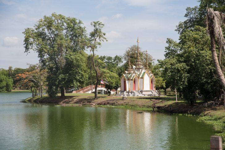 thailand ayutthaya ancient siam ruins buddha wat temple structure stone brick bodhi tree thai summer travel photo sher she goes shershegoes.com