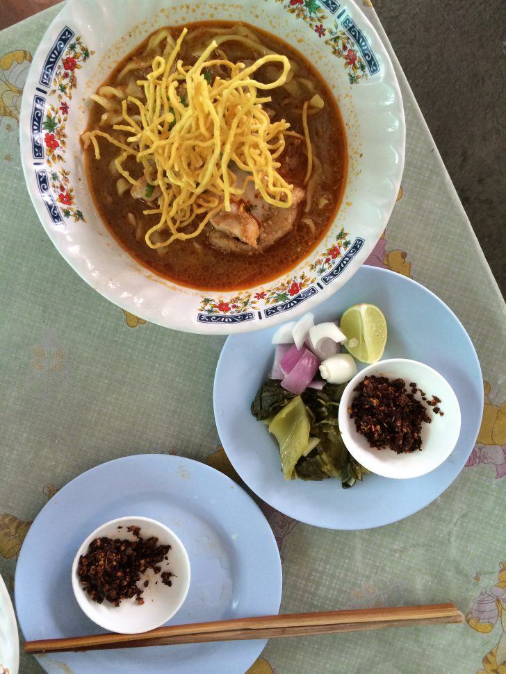 thailand chiang mai khao soi curry fried noodles northern thai food photo shershegoes.com1