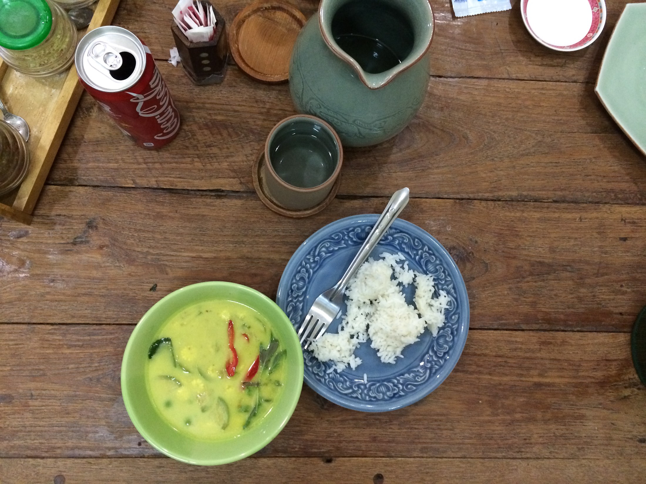 thailand chiang mai green curry mild rice sweet food sher she goes