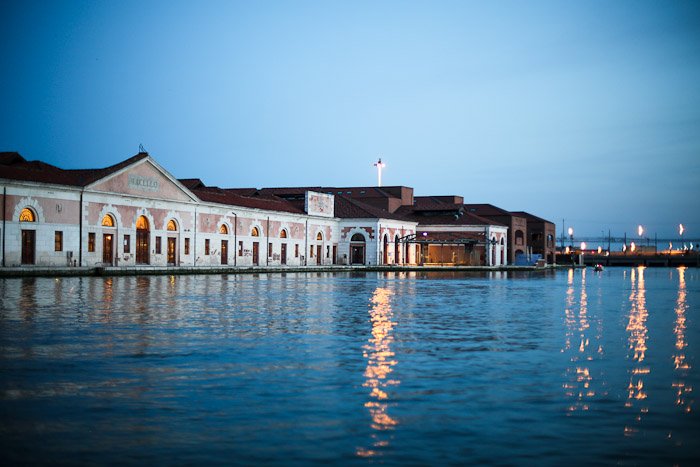 europe italy travel lagoon sea ocean water venetian venezia canal pier light sunset moody light glimmer