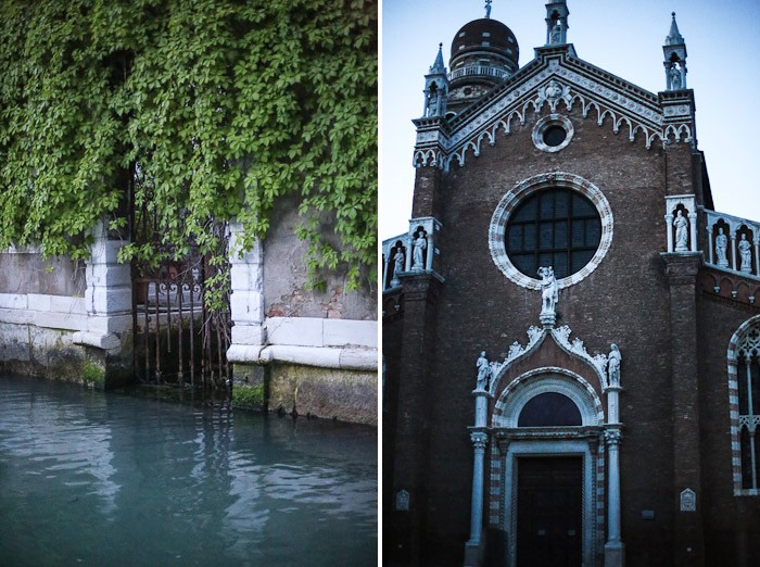 europe italy travel lagoon sea ocean water venetian venezia canal church gate tree green