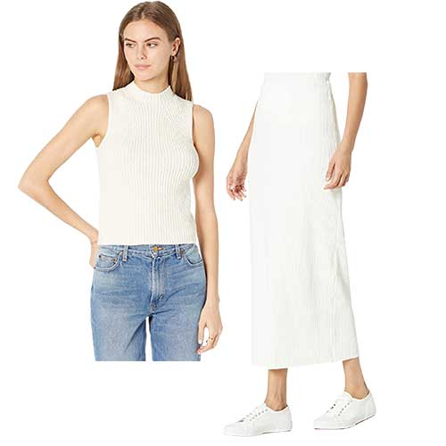 vince-sleeveless-sweater-skirt-set