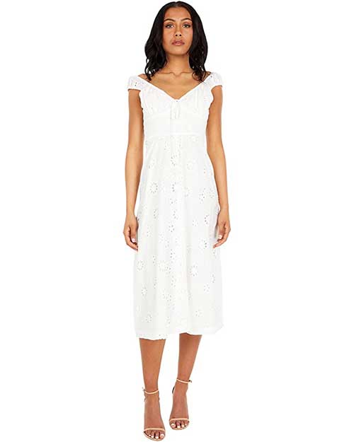 White eyelet dress outlet canada