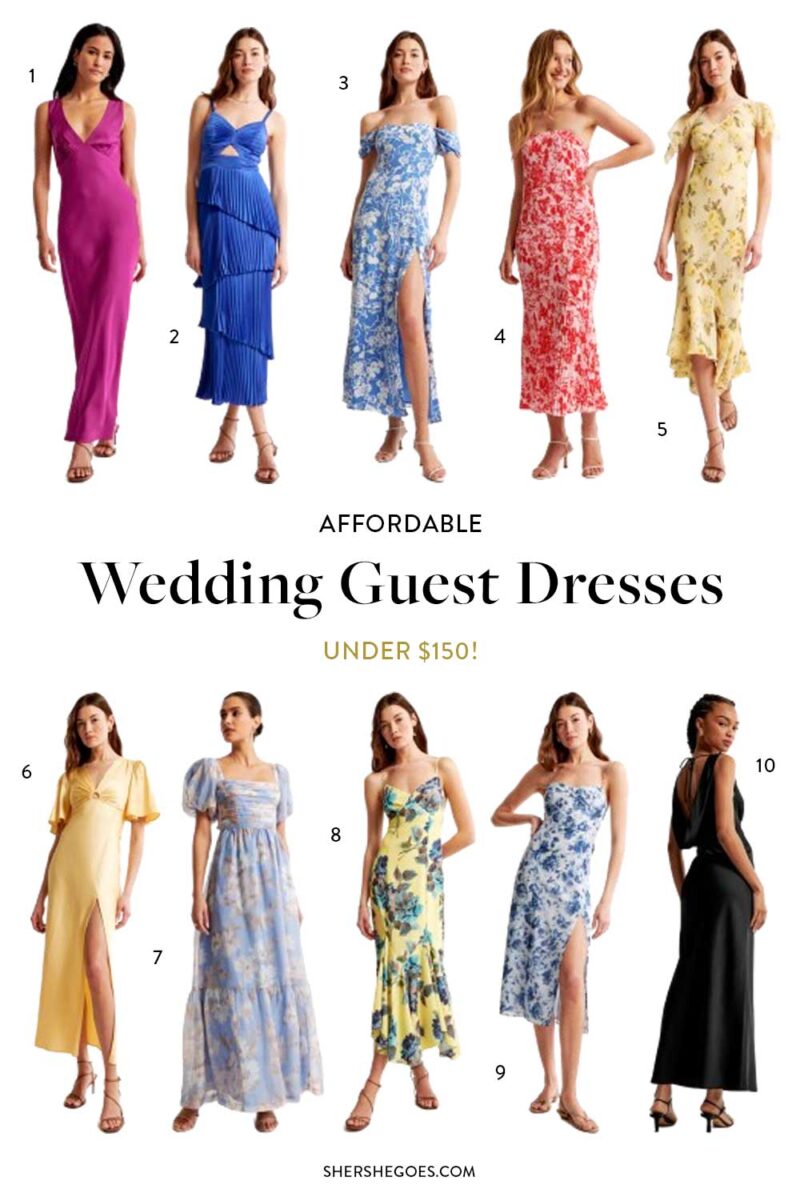 The Best Affordable Wedding Guest Dresses (Under $150!)