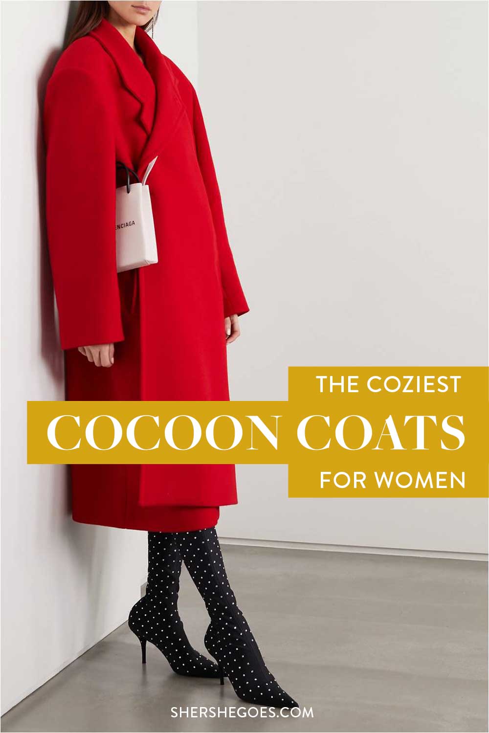 Double Ring Glossy Cocoon Coat - Women - Ready-to-Wear