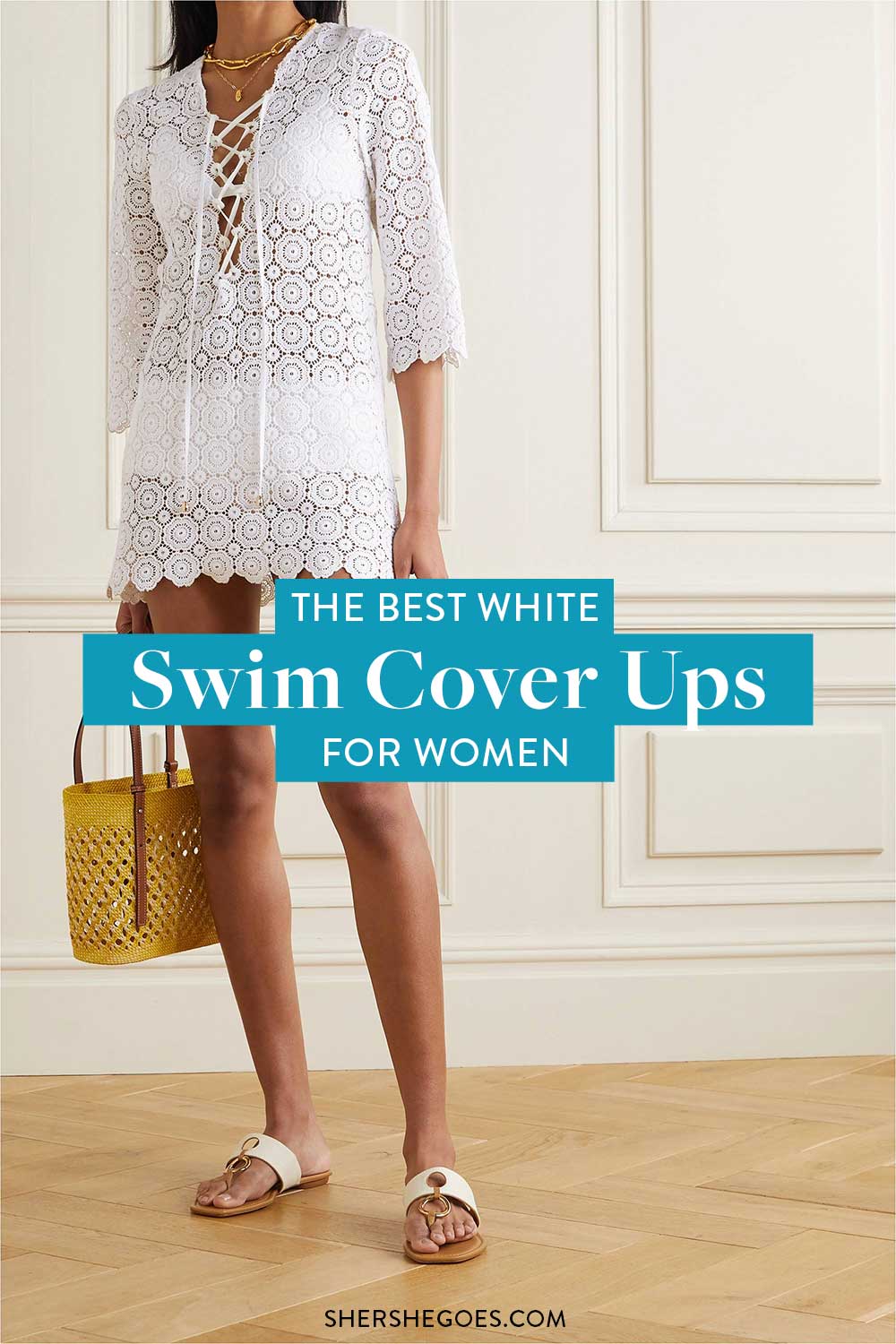 Sundry Cover Ups in White