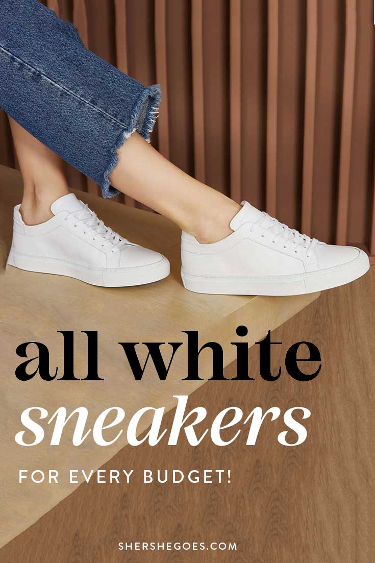 most trendy white sneakers