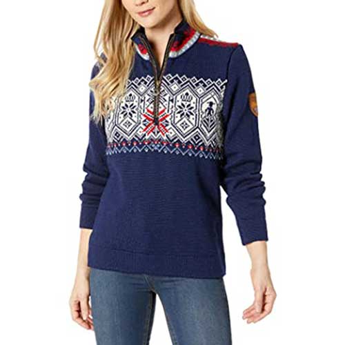 womens-christmas-sweater-snowflake