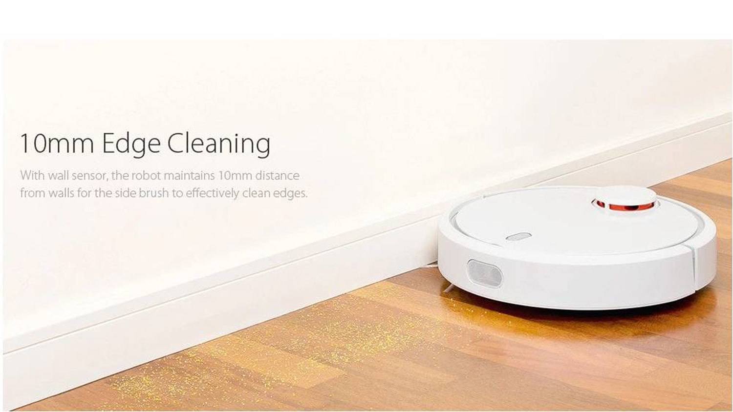 xiaomi mi robot vacuum wall sensor edge cleaning